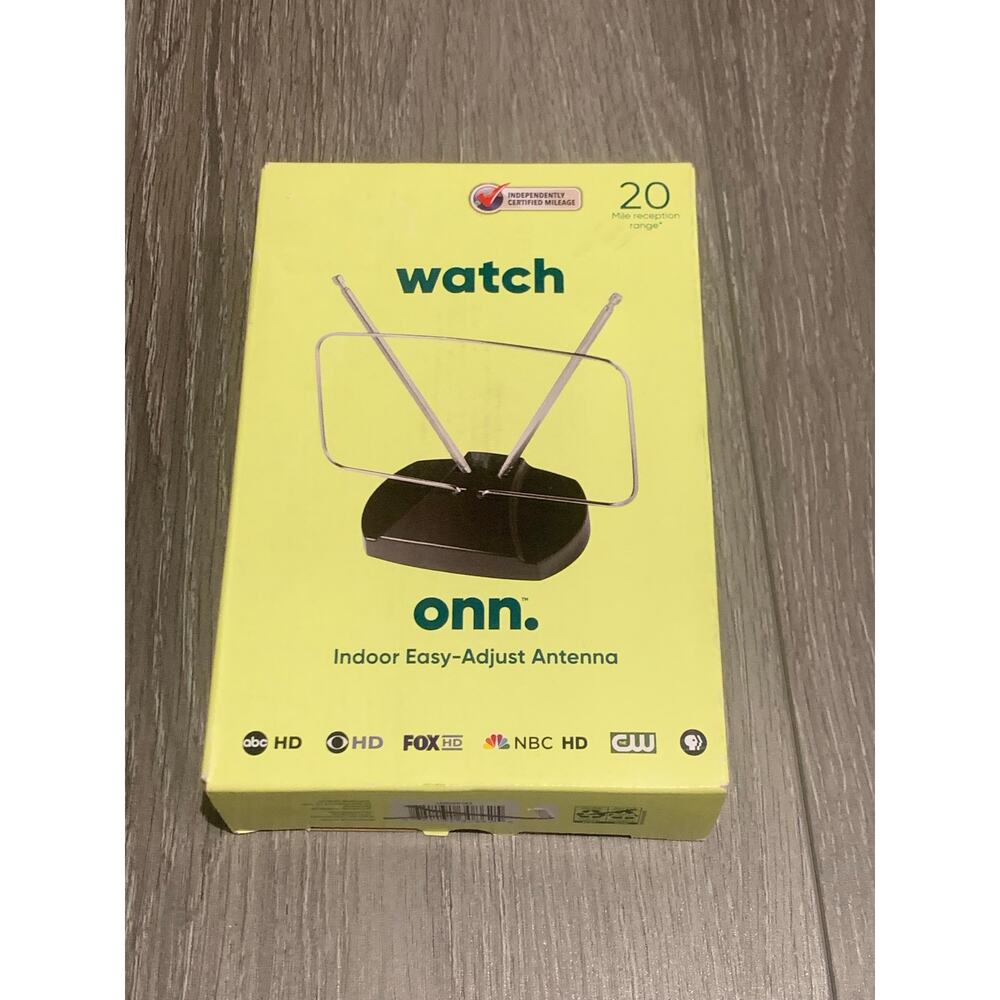 Onn Indoor Easy-Adjust Antenna 20 Miles reception Range